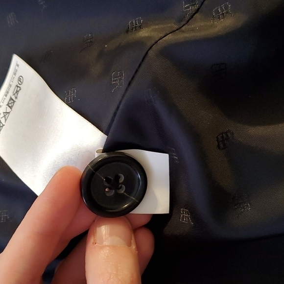 Vintage Banana Republic Double Breasted Car Top Coat Wool Blend Plaid Woman's S - Picture 7 of 8